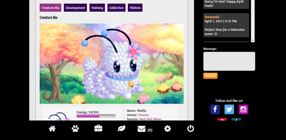 Solisles Creature Page